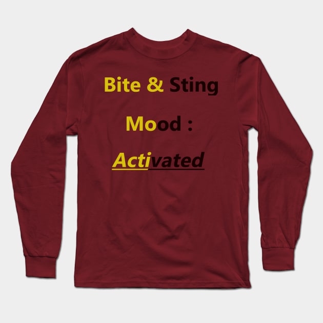 Bite & Sting Long Sleeve T-Shirt by El-Ektros